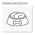 Snacks line icon