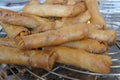 Snacks made from flour fried