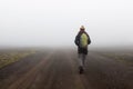 Snaefellsness, Iceland - Jul 21, 2016: Girl.