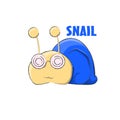 Snail Cute Cartoon Design Creative