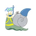 Snail diver