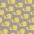 Snail And Elephant Pattern