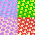 Snail And Elephant Pattern