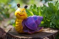 Snail garden figure Royalty Free Stock Photo