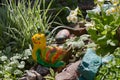 Snail garden figure Royalty Free Stock Photo