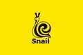 Snail Logo design vector template