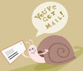 Snail mail Royalty Free Stock Photo