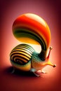Beautyful snail with super background