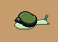 Snail Vector Illustration Royalty Free Stock Photo