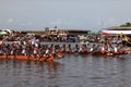 Snake boat race Royalty Free Stock Photo