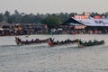 Snake boat teams compete in the Nehru Trophy Boat race Royalty Free Stock Photo