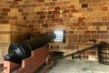 Snake cannon at Castle Clinton or Fort Clinton, located at the southern tip of Manhattan.