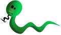 Nice Snake cartoon isolated