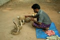 Snake charmer Royalty Free Stock Photo