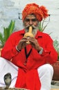 Snake charmer Royalty Free Stock Photo