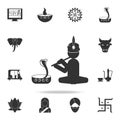 snake charmer icon. Detailed set of Indian Culture icons. Premium quality graphic design. One of the collection icons for websites Royalty Free Stock Photo