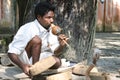 Snake charmer, India