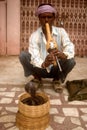 Snake charmer, Jaipur, India Royalty Free Stock Photo