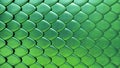 Snake or dragon green skin with scales. Fantasy texture. 3D rendered background.