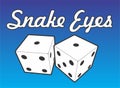Snake Eyes Royalty Free Stock Photo