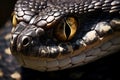 The snake eyes closeup shot, nature photography, Generated AI