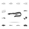 snake fish icon. Detailed set of fish illustrations. Premium quality graphic design icon. One of the collection icons for websites Royalty Free Stock Photo