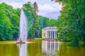 The Snake Fountain and Flora Pavilion in Sofiyivka Park, Uman, Ukraine