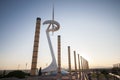 Snake Fountain at Parc Guell, Barcelona, Spain, September 2016 Royalty Free Stock Photo