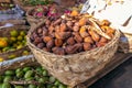 Snake fruit Salacca on sale on a local organic food and fruits market. Bali island. Royalty Free Stock Photo