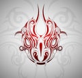 Snake head tattoo Royalty Free Stock Photo