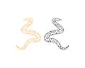Snake icon vector illustration