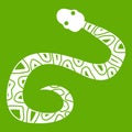 Snake icon green