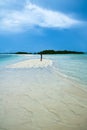 Snake island beach palawan philippines Royalty Free Stock Photo