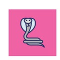 Snake Isolated Vector icon that can be easily modified or edited Royalty Free Stock Photo