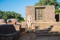 Snake Lady and Stupas of Sanchi India Royalty Free Stock Photo