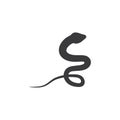 Snake logo vector Royalty Free Stock Photo