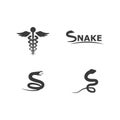 Snake logo vector Royalty Free Stock Photo
