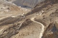 Snake path of Masada Royalty Free Stock Photo