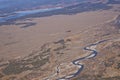 Snake River from the Air in Wyoming Royalty Free Stock Photo
