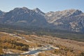 Snake River from the Air in Wyoming Royalty Free Stock Photo