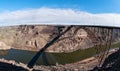 Snake River Canyon, Idaho panorama Royalty Free Stock Photo