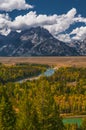Snake River Overlook - Grand Teton National Park Royalty Free Stock Photo
