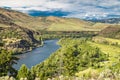 Snake River Valley In Idaho