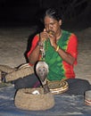 Snake show in Sri Lanka