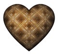 Snake Skin Heart