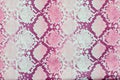 Snake skin pattern texture repeating seamless pink . Vector. Texture snake. Fashionable print. Fashion and stylish background