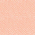 Snake skin seamless pattern with color of year 2024 Peach Fuzz. Texture of scales of crocodile, alligator, lizard