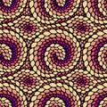Snake skin texture. Seamless abstract pattern with colorful rhombuses. Royalty Free Stock Photo