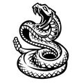 snake vector logo design illustration tattoo viper