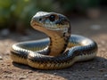 snake wildlife in the forest. ai generative Royalty Free Stock Photo